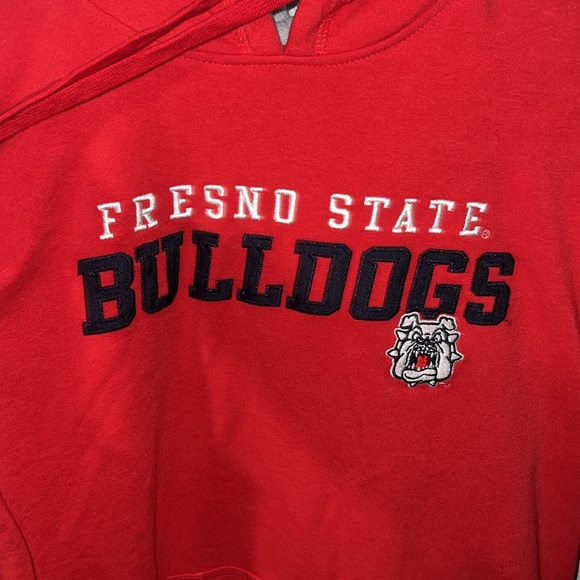 Bright Red Quarter-Zip Athletic Sweater - Picture 2 of 7